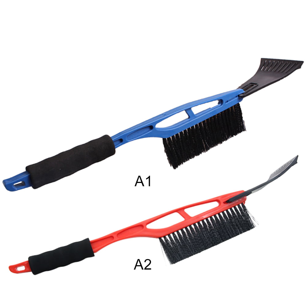 2-in-1 Car Ice Scraper 21" with Brush Windshield Snow Removal Frost Cleaner 