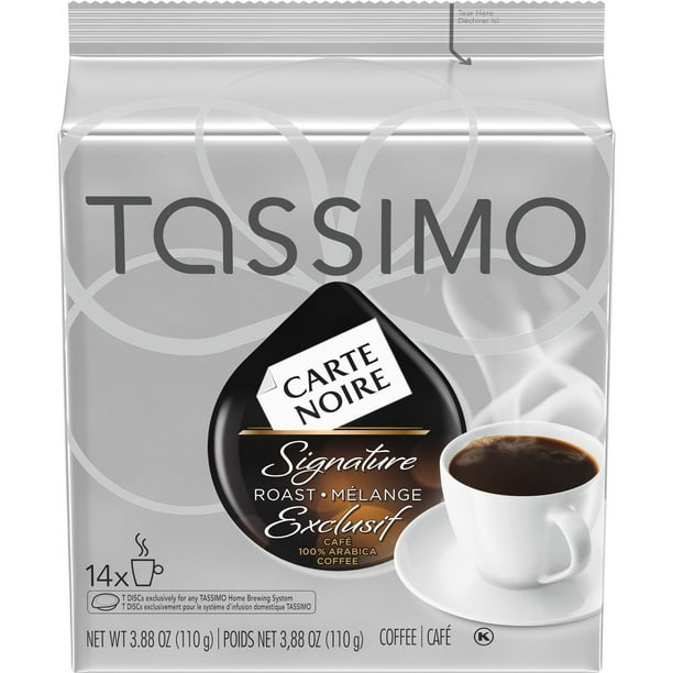 Tassimo Carte Noire Signature Roast Coffee Single Serve T-Discs, 110g, 14 T-Discs
