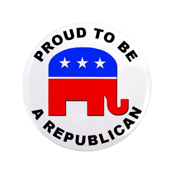 CafePress - Proud Republican 3.5 Button - 3.5" Button