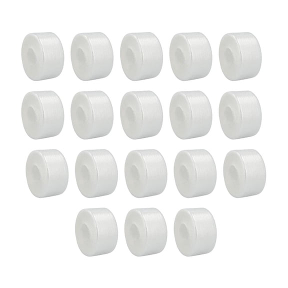 SSBM Coreless Stretch Wrap with Handle 3" x 2000' 18 Rolls 32 Gauge Clear Plastic Hand Shrink Film for Pallet Packaging Moving