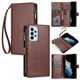 thumbnail image 1 of Funda tipo cartera de PU para Samsung A72 4G 5G con cordón, ranura para múltiples tarjetas, protección total, estilo retro, PU+TPU, 1 of 5