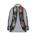 thumbnail image 3 of Pioneer Flower Floral Print Pattern Backpack for School, Cute School Bag with Adjustable Shoulder Straps and Padded Back, 15.3"x11"x6.7", 3 of 5