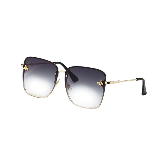Qarigey Gafas de sol cuadradas Mujer Gafas Multicolor Atractivo Playa Resina Ligero Estilo simple Mujer Dulce Tipo de regalo Type3 NO3