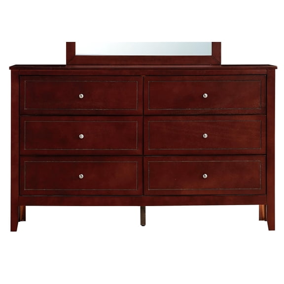 Glory Furniture Daniel G1310-D-00 6 Drawer Dresser - Cherry