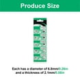 thumbnail image 3 of 10/20Pieces AG1 LR621 Batteries LR621 Metal Button Cell Suitable For Small Gadgets And Electronic Accessories, 3 of 8