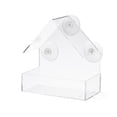 thumbnail image 1 of xiaxaixu Nature Gear Window Bird Feeder Transparent House Shape Birdhouse, 1 of 10