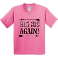 thumbnail image 3 of Inktastic Big Sis Again Sister Announcement Youth T-Shirt, 3 of 5
