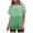 Green-A, variant on Penkiiy Women Oversized Gradient Print Short Sleeve Crew Neck T-Shirts Casual Loose Pullover Tops Summer Tee Shirt 2XL Dark Gray