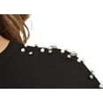 thumbnail image 4 of Blusa con perlas (talla extra), modelo 3022-C (Negro) negro 36 Roman Fashion Blusa extra 3022-c, 4 of 6