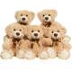 thumbnail image 2 of 5pcs Bears Stuffed Animals Plush Toys Gift for Kid Girlfriend,13.5in Stuffed Bears for Christmas Valentine’s Day BirthdayGife, 2 of 4