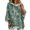 Green, variant on Hoodies for Women 3/4 Sleeve Oversized Hooded Pullover Loose Casual Sweatshirt Cozy Fall Winter Daily Outfit