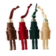 thumbnail image 4 of 4 figuras de soldado Cascanueces flocado, títeres de juguete, decoración del hogar, regalo navideño, decoraciones colgantes para puerta de otoño,, 4 of 10