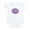 Cloud White, variant on CafePress - Purple Masi Infant Bodysuit - Baby Light Bodysuit, Size Newborn - 24 Months
