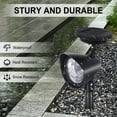 thumbnail image 3 of VIIWII Solar Lights Outdoor LED Landscape Spotlights for Garden Walkway Yard Porch Pool 4 Packs, 3 of 6