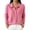#Hot Pink 1, variant on Vynhevius Women's Collared Henley Sweater Solid Button Neck Long Sleeve Loose Knit Fall Casual Pullover Knit Tops