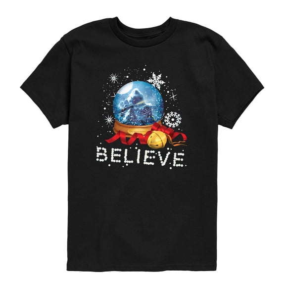 The Polar Express - Believe Snowglobe - Toddler Boys Short Sleeve Graphic T-Shirt