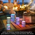 thumbnail image 4 of Yayeee Flameless Candles with Remote Flickering Battery Operated Multi Color Changing, Pink Neon Road, 4 of 7