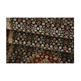thumbnail image 3 of Hand Knotted Heritage Oriental Tabriz Mahi Wool  Silk Rug - 2'6'' x 12'2'', 3 of 6
