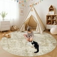 thumbnail image 4 of x Area Rug Living Room Rugs Washable Neutral Modern Abstract Soft Thin Large Rug Indoor Floor No Slip Rug Carpet for Bedroom Under Dining Table Home Office Decor Grey, 4 of 9