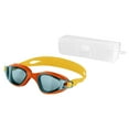 thumbnail image 2 of Gafas de natación antivaho, gafas de natación portátiles y modernas, de para playa, kayak, deportes acuáticos al aire libre. naranja, 2 of 8