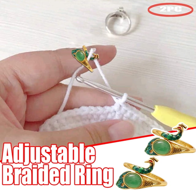 Knitting Loop Crochet Loop Knitting Accessories Knitting Ring 2PC
