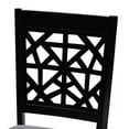 thumbnail image 4 of Baxton Studio Jackson Modern and Contemporary Grey Fabric Upholstered and Espresso Brown Finished Wood 4-Piece Dining Chair Set, 4 of 7