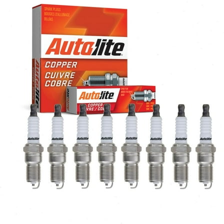 8 pc Autolite 605 Copper Core Spark Plugs for 13 2683 41-902 5023 AGRF32-6 Ignition Wire Secondary