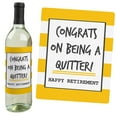 thumbnail image 5 of Big Dot of Happiness Retirement Party - Gifts for Women and Men - Wine Bottle Label Stickers - Set of 4, 5 of 8