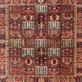 thumbnail image 1 of Ahgly Company Indoor Square Traditional Saffron Red Persian Area Rugs, 6' Square, 1 of 6
