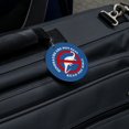 thumbnail image 5 of Dinosaurs Are Not Real Read the Bible Funny Humor Round Luggage ID Tag Card Suitcase Carry-On, 5 of 8