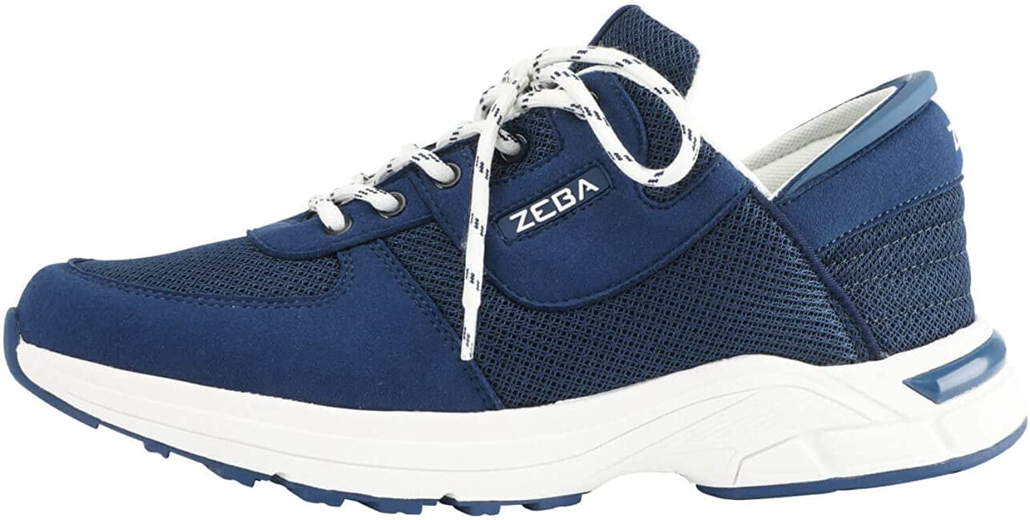 Zeba Men's Hands Free SlipOn Walking Shoes (Royal Navy, 12)