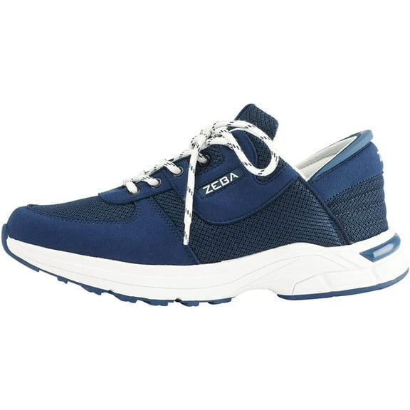 Zeba Men's Hands Free Slip-On Walking Shoes (Royal Navy, 11.5)
