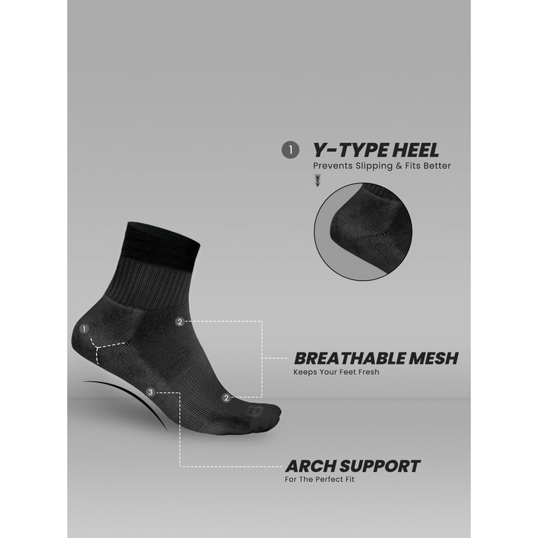Layer 8 Men's Cushioned Quarter Socks 15-Pack photo 2