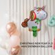 thumbnail image 5 of Dibujos Animados Navidad Mini Globo Película Aluminio Navidad Nuevo Hombre Muñeco Nieve Globo Escuela (G), 5 of 8