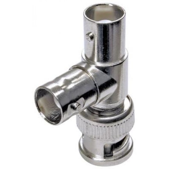1 BNC Male to 2 BNC Female Connector