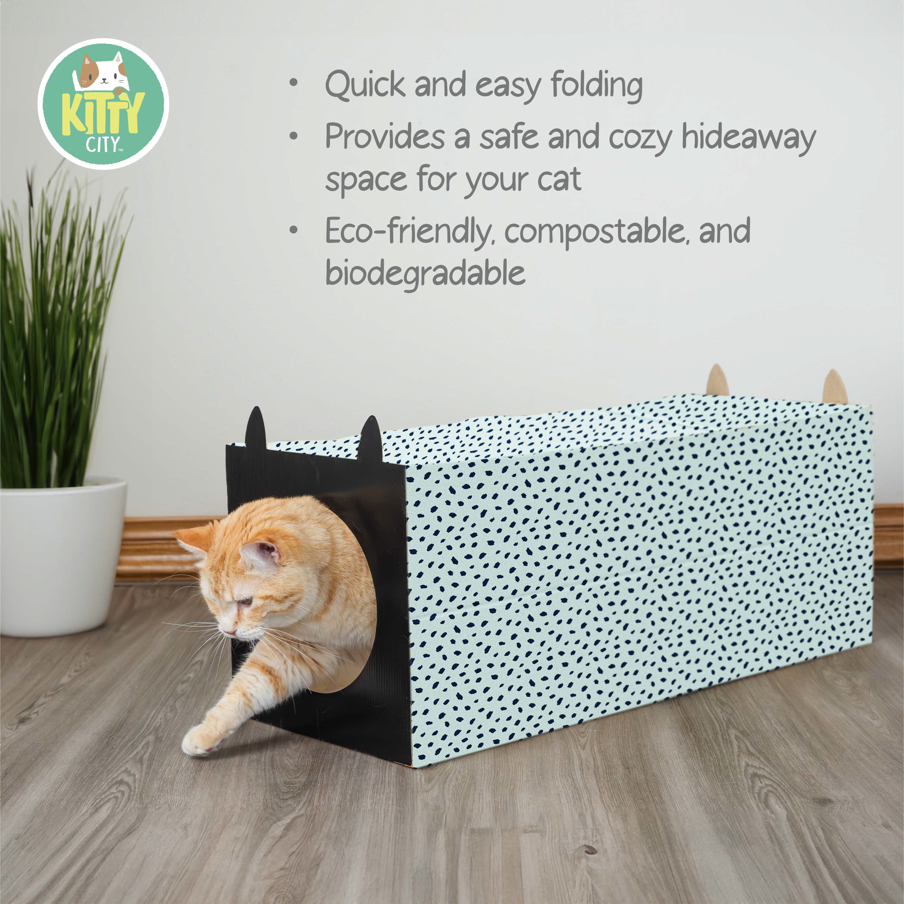 Kitty City, Paper Bag Cat Scratcher Pad, Blue, 1PK