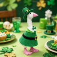 thumbnail image 6 of RUINIXCW 7 Inch Deck Goose Outfits Desk Duck Outfit Mini Porch Goose Outfit  for Desktop Goose Figurine Decor Holiday Desk Goose Felt Clothes (No Goose), 6 of 10