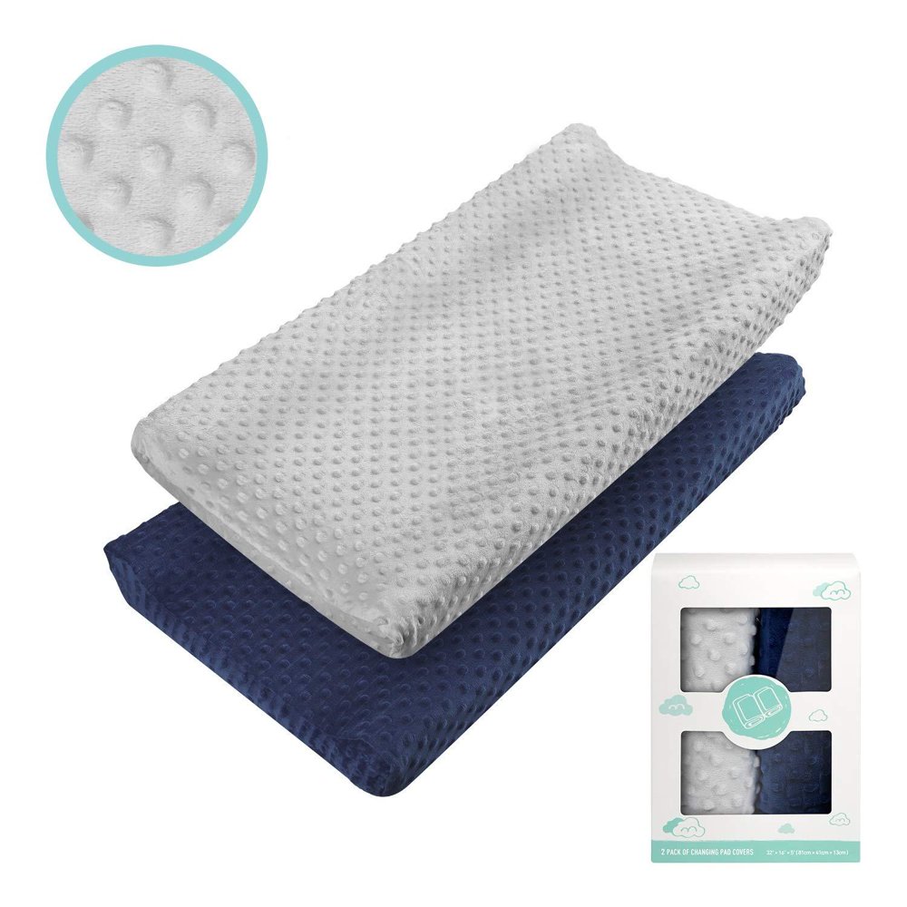 Changing Pad Cover Babebay Ultra Soft Minky Dots Plush Changing Table