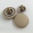 thumbnail image 2 of 120 Pcs Vis de Fixation pour Toit de Voiture, Bouton de Fixation pour Toit de Voiture, Rivets à Enclenchement, Bouton de Réparation pour Toit de Voiture Beige, 120 x Boucle de Toit de Voiture, Carreaux Beige, 2 of 4