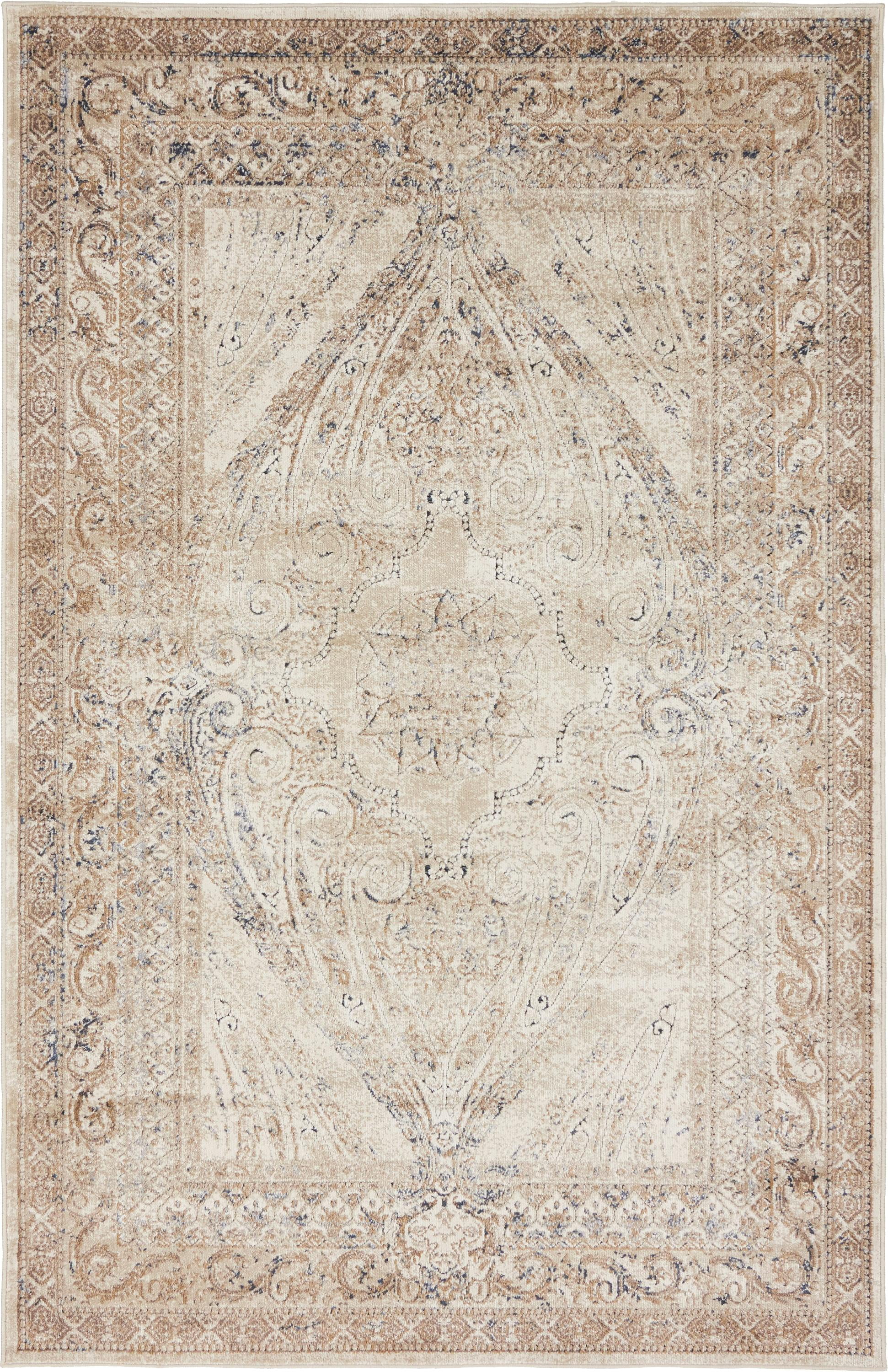 Unique Loom Indoor Rectangular Color Bordered Traditional Area Rugs