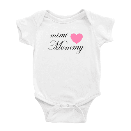 

Mini Mommy Cute Baby Clothing Bodysuits Boy Girl Unisex