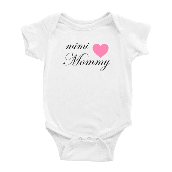 Mini Mommy Cute Baby Clothing Bodysuits Boy Girl Unisex