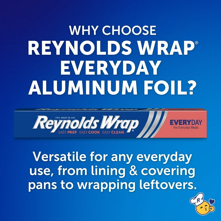 Reynolds Wrap Everyday Strength Aluminum Foil, 75 Square Feet