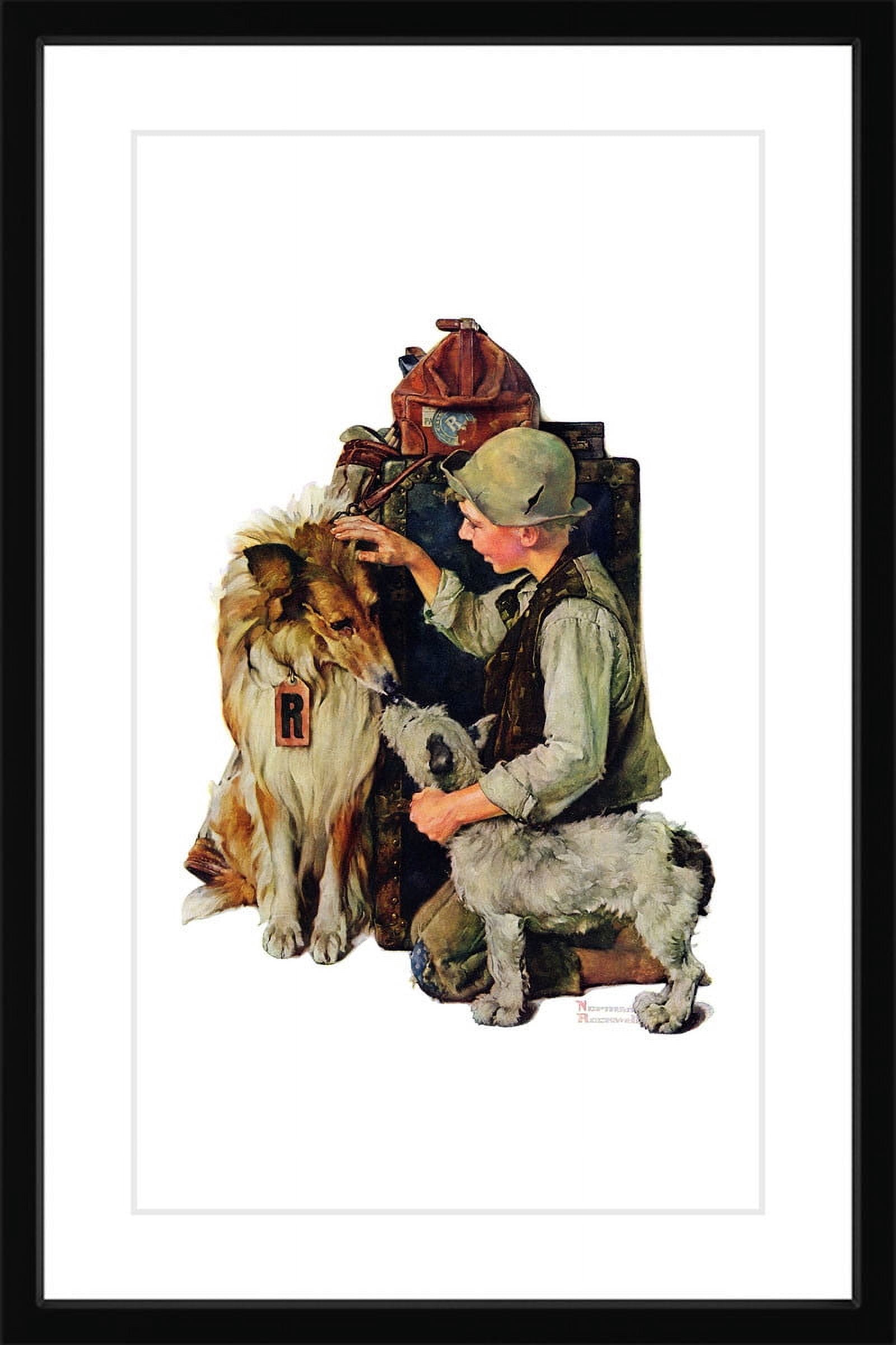 Marmont Hill "Raleigh Rockwell" by Norman Rockwell Framed Art Print