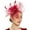 Red, variant on CXHEGBEJ Fascinators Hat for Women Bride Tea Party Headband Cocktail Headwear Headpiece Mesh Feather Hair Accessories For Parties Horse Racing Festival Red