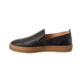 thumbnail image 2 of Warfield & Grand Woven Leather Slip-On Sneaker, 11.5, Black, 2 of 5