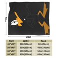 thumbnail image 4 of Manta polar con dibujos animados de pato Lucas para niños y niñas, manta de franela ultra suave, acogedora y cálida, manta de felpa, regalo para cama, sofá, sala de estar, sofá, decoración del hogar,, 4 of 7