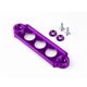 thumbnail image 3 of Suministros automotrices JDM Soporte de actualización de batería universal Soporte de batería de 3 orificios Hebilla de batería de automóvil modificada fija - Púrpura dontodent Kuyhfg Sin marca, 3 of 5