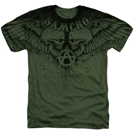 Sons Of Anarchy Men's Winged Skulls T-shirt White