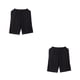 thumbnail image 4 of Qarigey Pantalones cortos de verano para hombre, pantalones cortos informales para dormitorio, pantalones de dormir elásticos ajustables SG 2piezas, 4 of 6